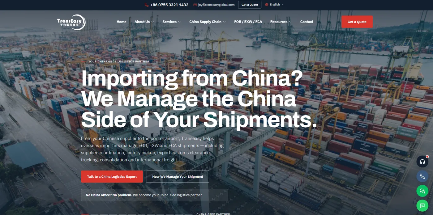 Transeasy Global website